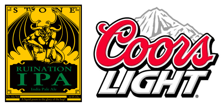 Ruination IPA or Coors Light