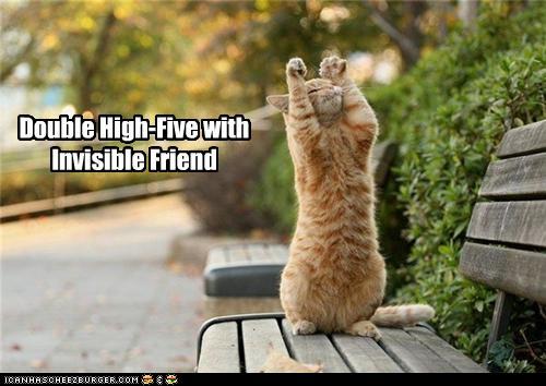 Invisible Double High Five