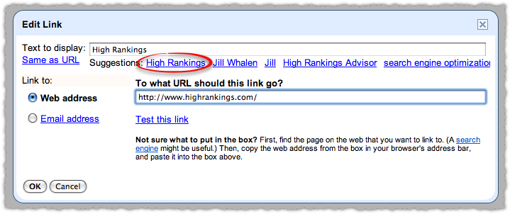 Google Scribe Link Suggestions for High Rankings