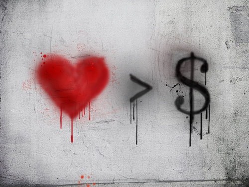 Love Greater Than Money