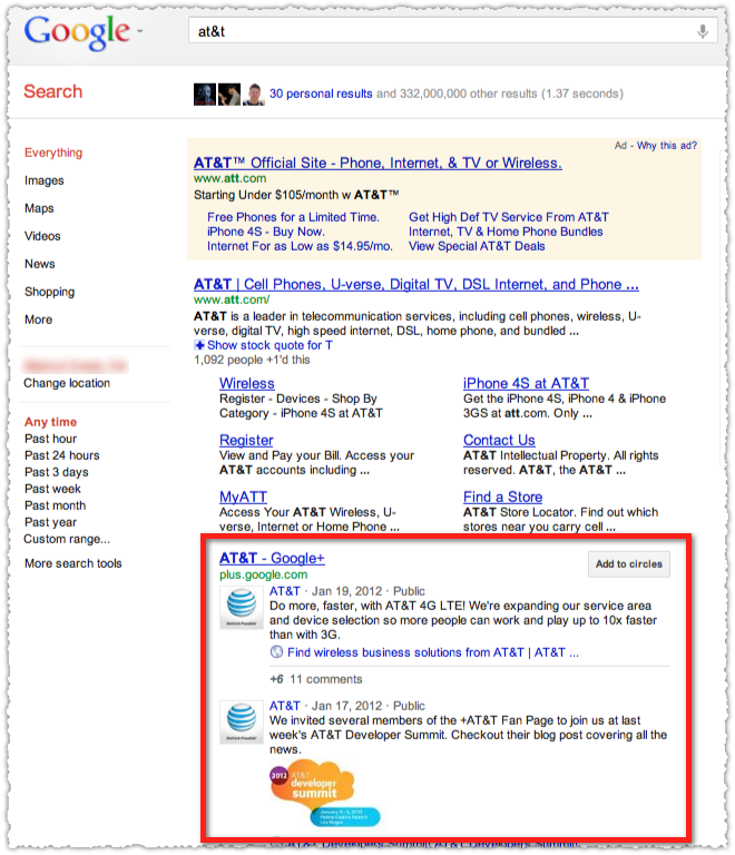 Search+ Brand Page Result