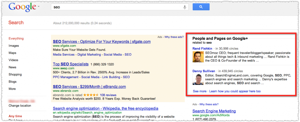 Search+ People and Pages Example