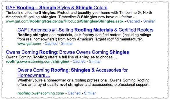Roofing Shingles Google Results JavaScript Off