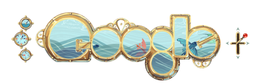 Steampunk Google Logo