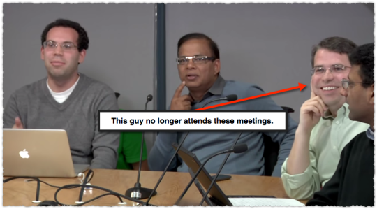 Google Search Quality Meeting Screencap