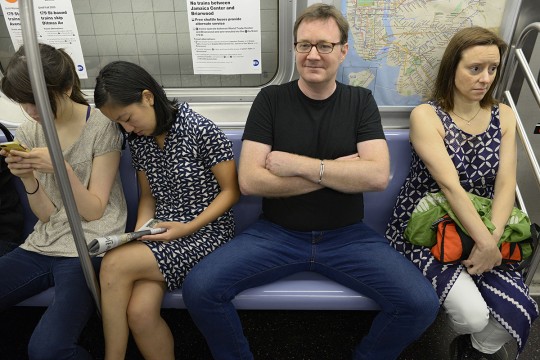 Manspreading Example