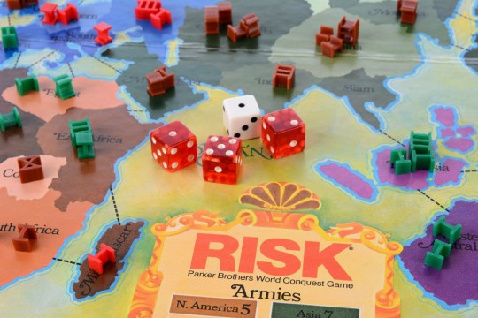 Old School Risk Board and Pieces