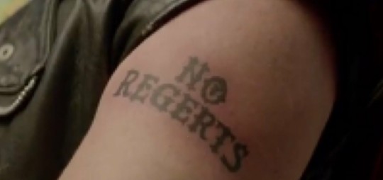 No Regerts Tattoo